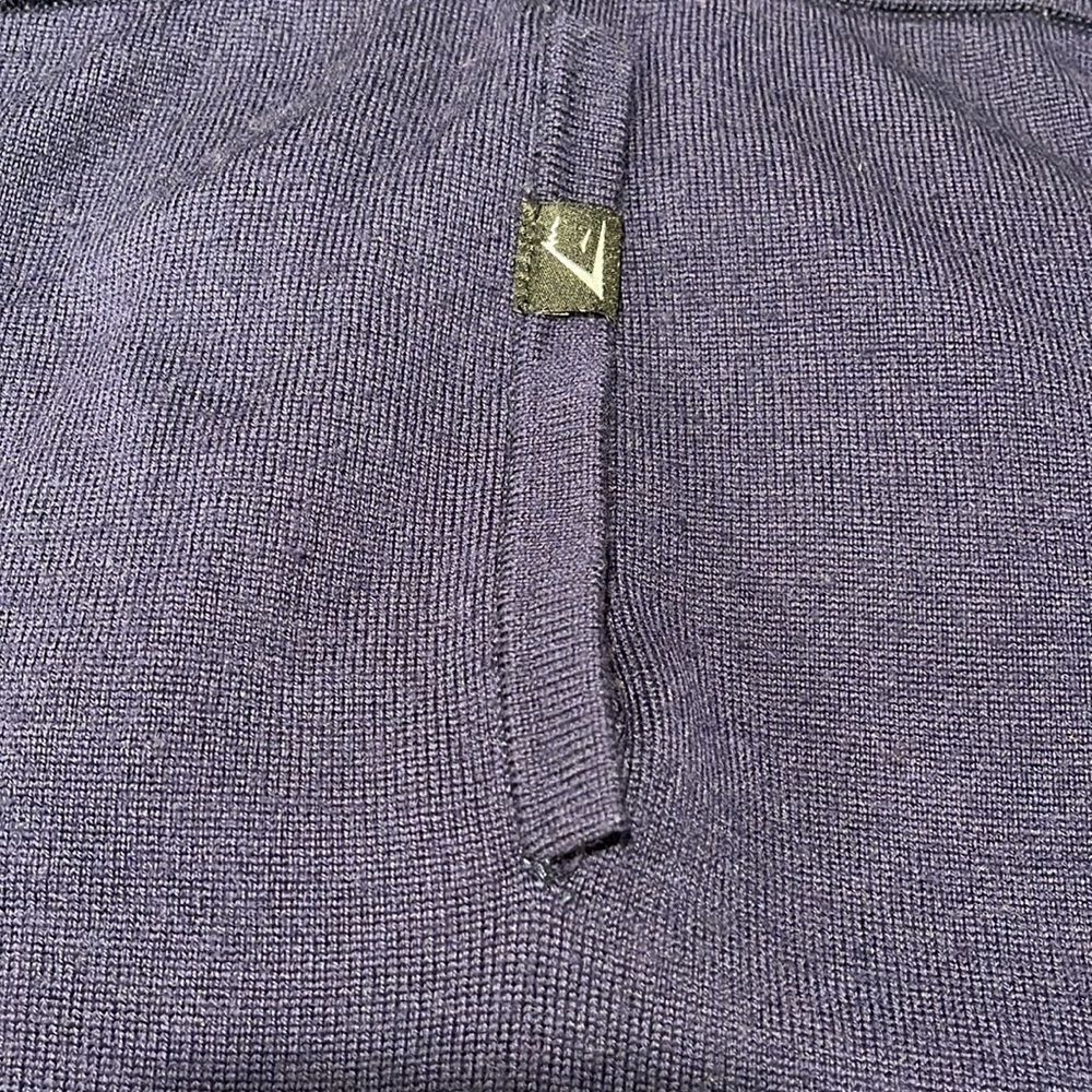 GYMSHARK French Terry Navy Blue High Rise Joggers - Picture 10 of 13